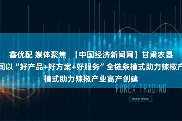 鑫优配 媒体聚焦  【中国经济新闻网】甘肃农垦亚盛农服公司以“好产品+好方案+好服务”全链条模式助力辣椒产业高产创建