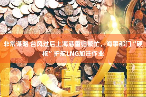 非常谋略 台风过后上海港重归繁忙，海事部门“硬核”护航LNG加注作业